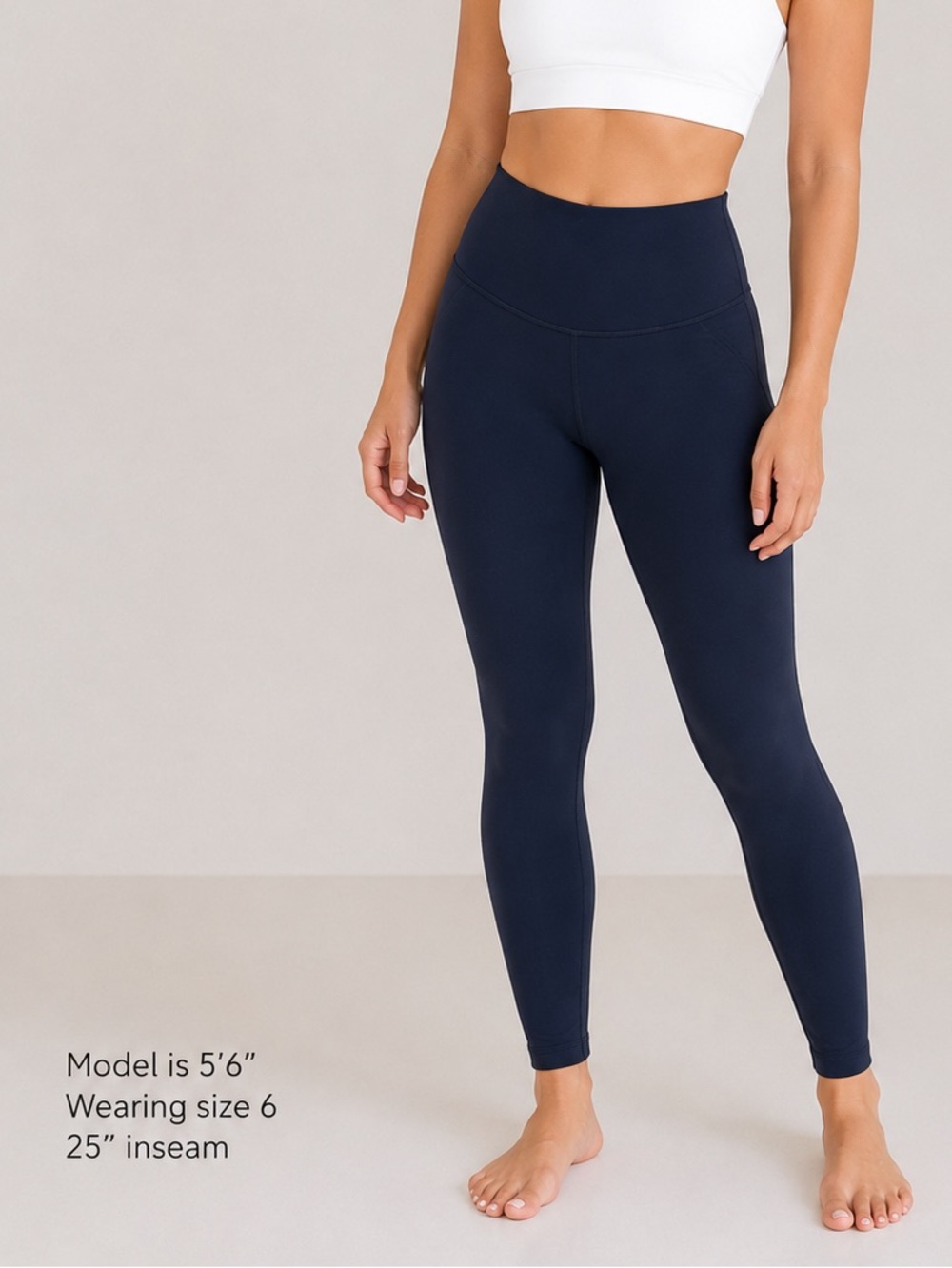lululemon athletica Navy High-Waist Leggings
